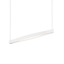 Sonneman Ola Satin White 28W x 2.5L x 7.5H Pendant