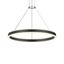 Sonneman Double Corona SATIN BLACK 31.5W x 2.75H Pendant