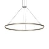 Sonneman Double Corona Bright Satin Aluminum 59W x 2.75H Pendant