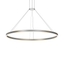 Sonneman Double Corona Bright Satin Aluminum 59W x 2.75H Pendant