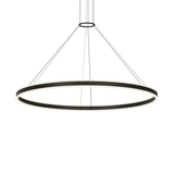 Sonneman Double Corona SATIN BLACK 59W x 2.75H Pendant