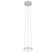 Sonneman Corona Bright Satin Aluminum 6W x 2H Pendant