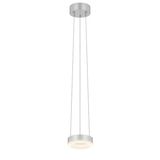 Sonneman Corona Bright Satin Aluminum 6W x 2H Pendant