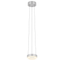 Sonneman Corona Bright Satin Aluminum 6W x 2H Pendant