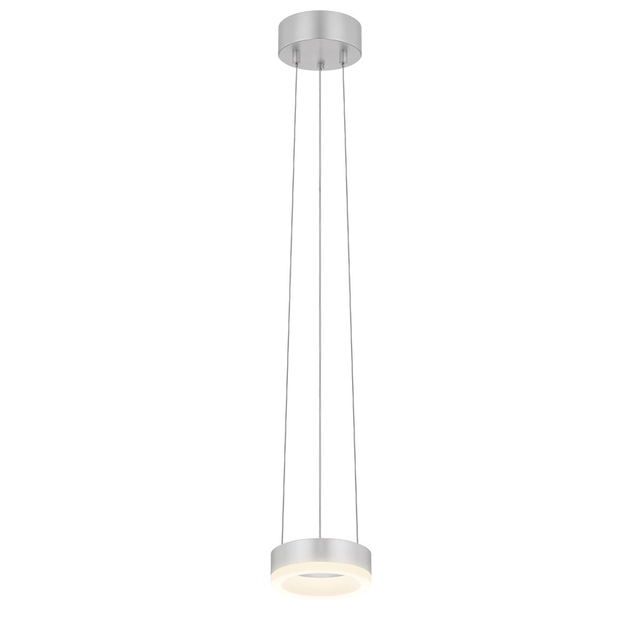 Sonneman Corona Bright Satin Aluminum 6W x 2H Pendant