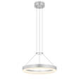 Sonneman Corona Bright Satin Aluminum 15.75W x 2H Pendant