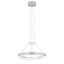 Sonneman Corona Bright Satin Aluminum 15.75W x 2H Pendant