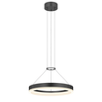 Sonneman Corona SATIN BLACK 15.75W x 2H Pendant