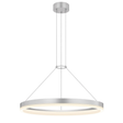 Sonneman Corona Bright Satin Aluminum 23.75W x 2H Pendant