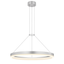 Sonneman Corona Bright Satin Aluminum 23.75W x 2H Pendant