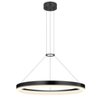 Sonneman Corona SATIN BLACK 23.75W x 2H Pendant