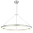 Sonneman Corona Bright Satin Aluminum 31.5W x 2H Pendant