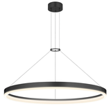 Sonneman Corona SATIN BLACK 31.5W x 2H Pendant