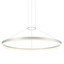Sonneman Corona Bright Satin Aluminum 48W x 2.5H Pendant