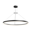 Sonneman Corona SATIN BLACK 48W x 2.5H Pendant