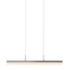 Sonneman Stiletto Bright Satin Aluminum 24.25W x 0.75L x 4.25H Pendant