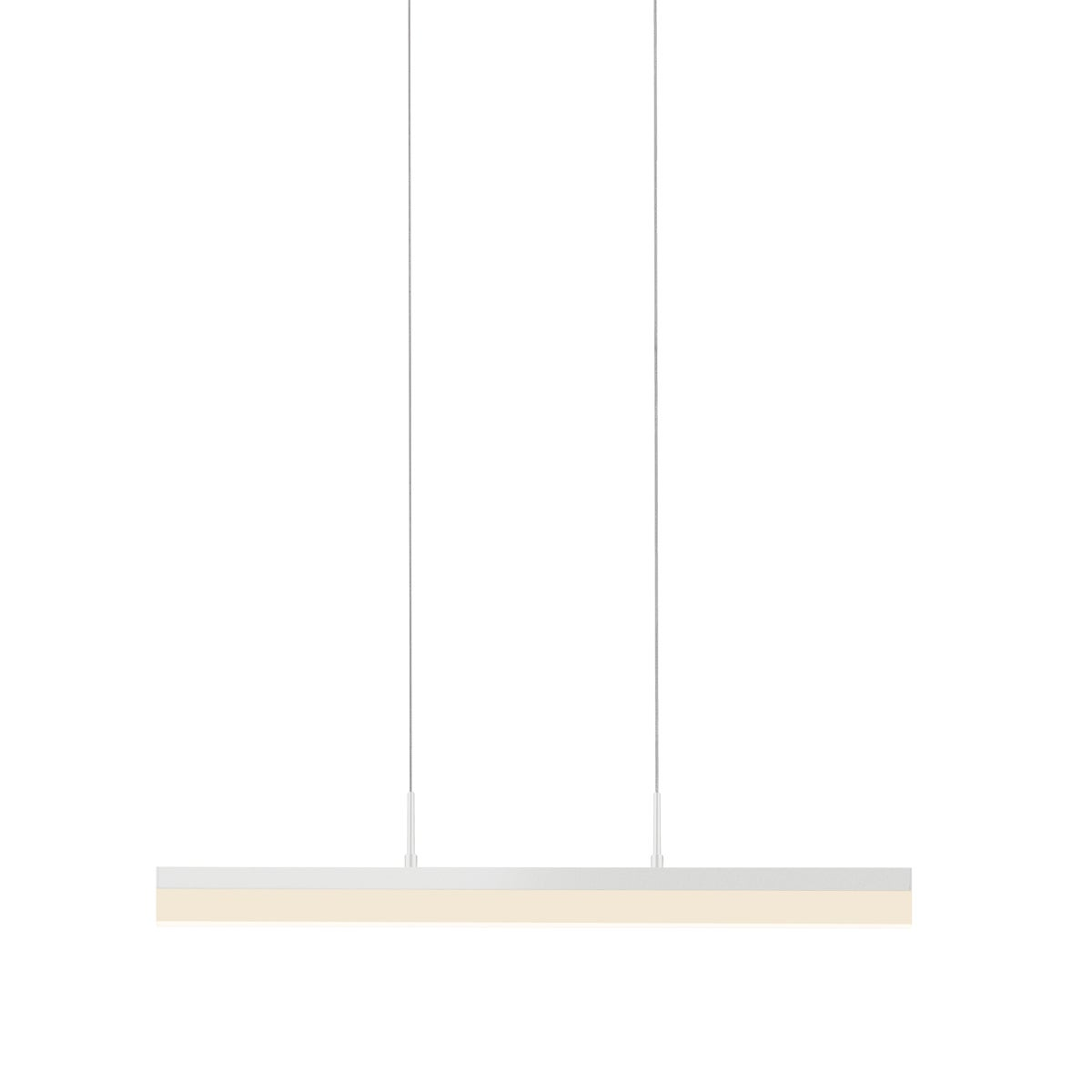 Sonneman Stiletto Satin White 24.25W x 0.75L x 4.25H Pendant