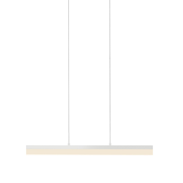 Sonneman Stiletto Satin White 24.25W x 0.75L x 4.25H Pendant