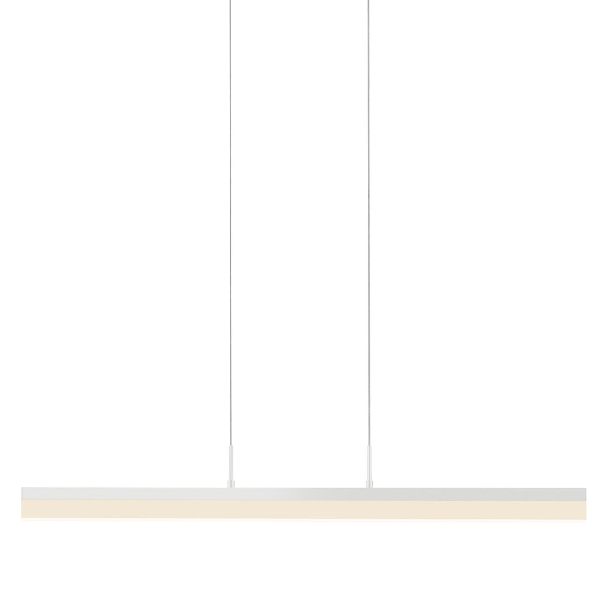 Sonneman Stiletto Satin White 32.5W x 0.75L x 4.25H Pendant