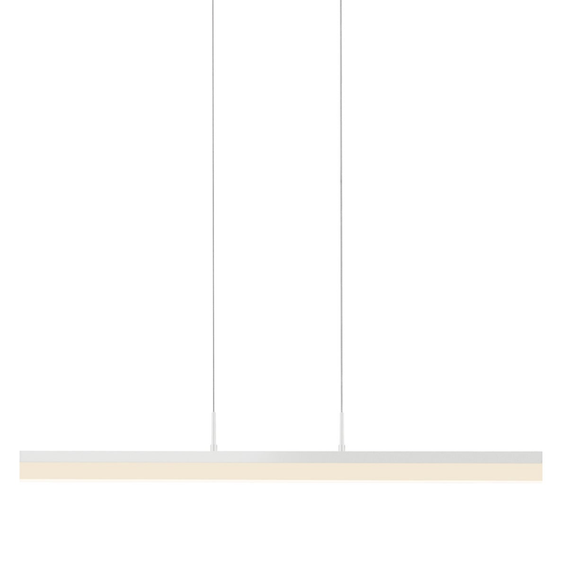 Sonneman Stiletto Satin White 32.5W x 0.75L x 4.25H Pendant