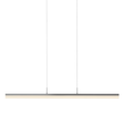 Sonneman Stiletto Bright Satin Aluminum 44.25W x 0.75L x 4.25H Pendant