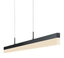 Sonneman Stiletto SATIN BLACK 44.25W x 0.75L x 4.25H Pendant