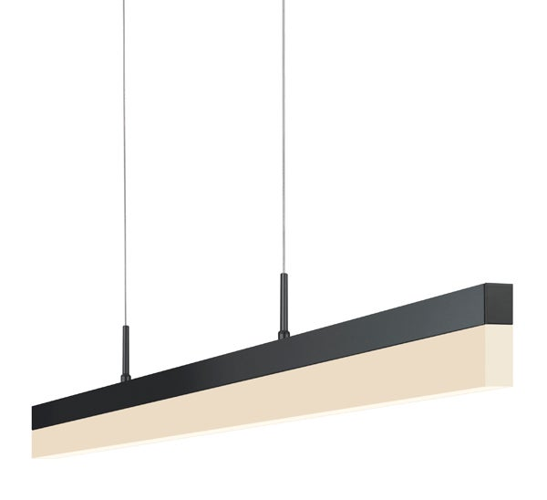 Sonneman Stiletto SATIN BLACK 44.25W x 0.75L x 4.25H Pendant