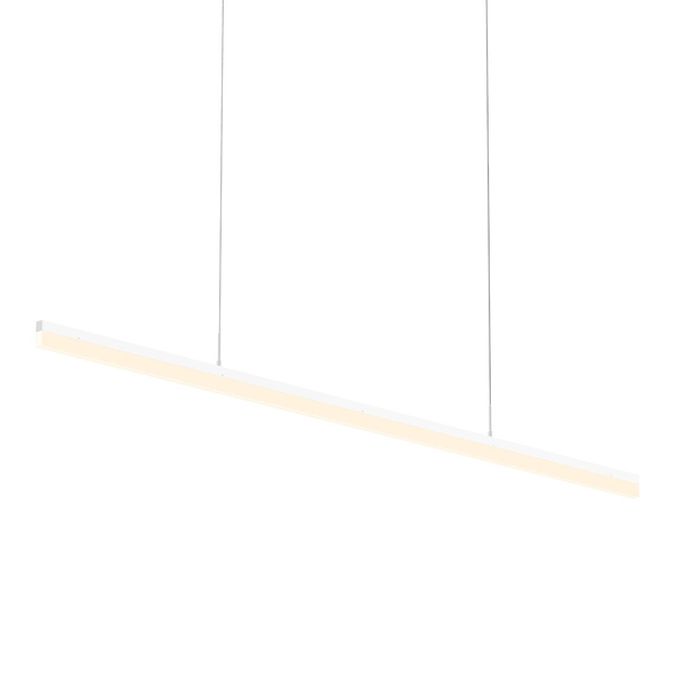 Sonneman Stiletto Satin White 59.5W x 0.75L x 1.75H Pendant