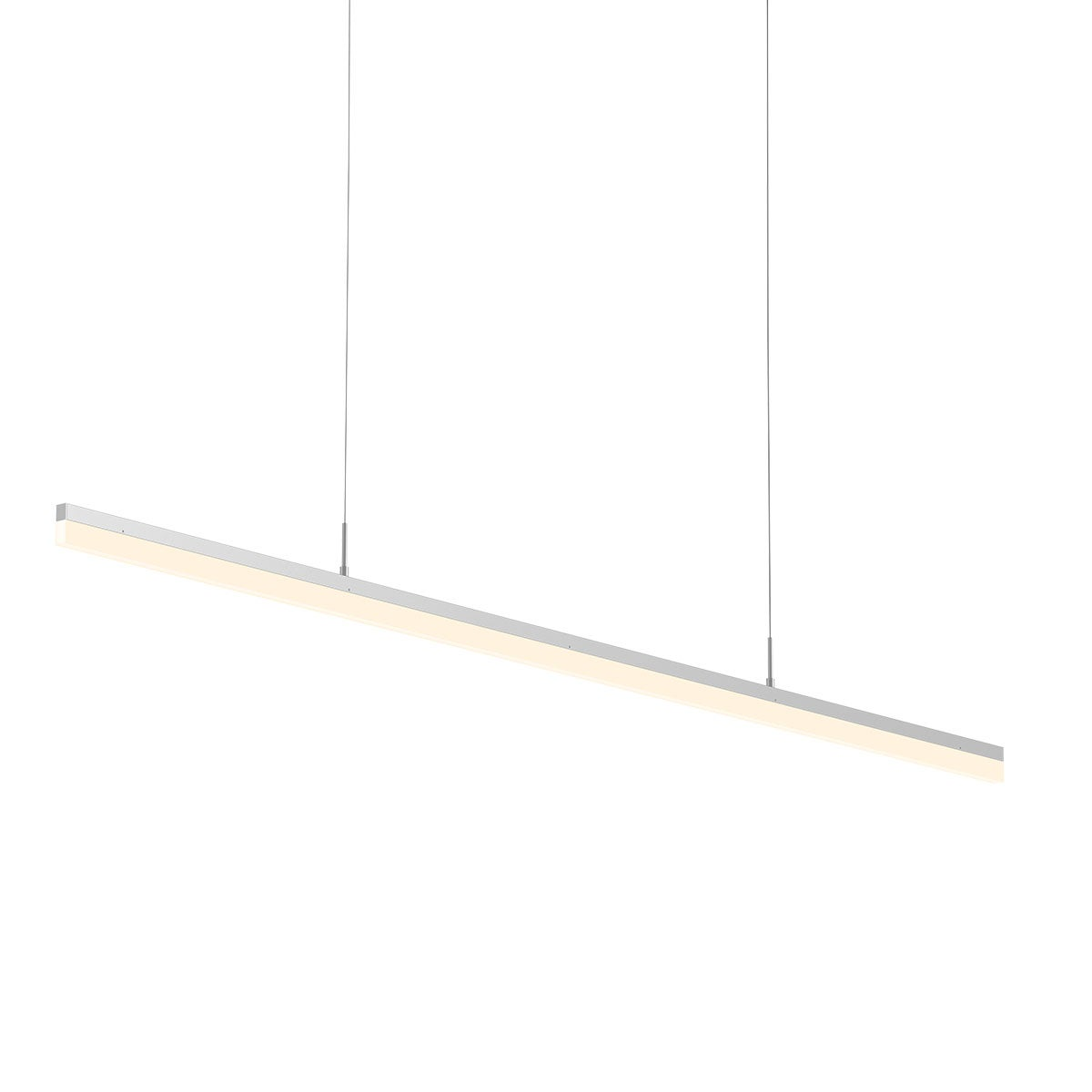 Sonneman Stiletto Bright Satin Aluminum 59.5W x 0.75L x 1.75H Pendant