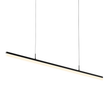 Sonneman Stiletto SATIN BLACK 59.5W x 0.75L x 1.75H Pendant
