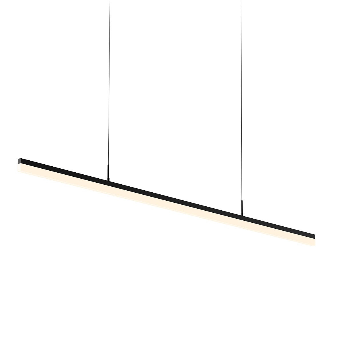 Sonneman Stiletto SATIN BLACK 59.5W x 0.75L x 1.75H Pendant