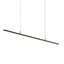 Sonneman Stiletto SATIN BLACK 59.5W x 0.75L x 1.75H Pendant