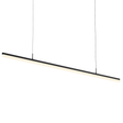 Sonneman Stiletto SATIN BLACK 71.5W x 0.75L x 1.75H Pendant