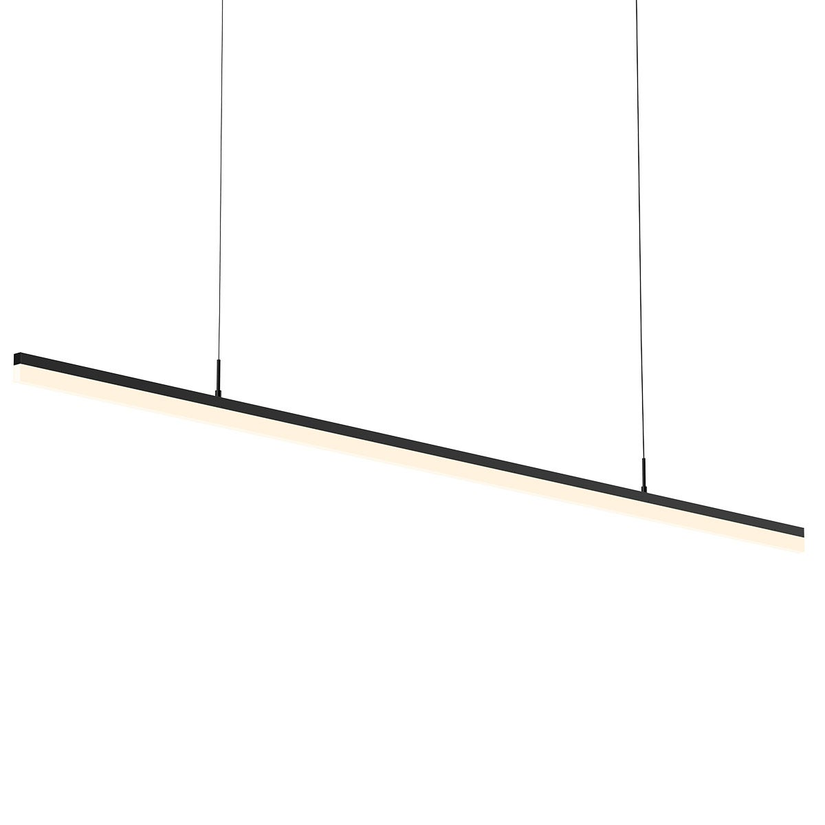 Sonneman Stiletto SATIN BLACK 71.5W x 0.75L x 1.75H Pendant