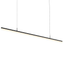 Sonneman Stiletto SATIN BLACK 71.5W x 0.75L x 1.75H Pendant