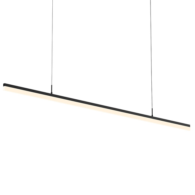 Sonneman Stiletto SATIN BLACK 71.5W x 0.75L x 1.75H Pendant