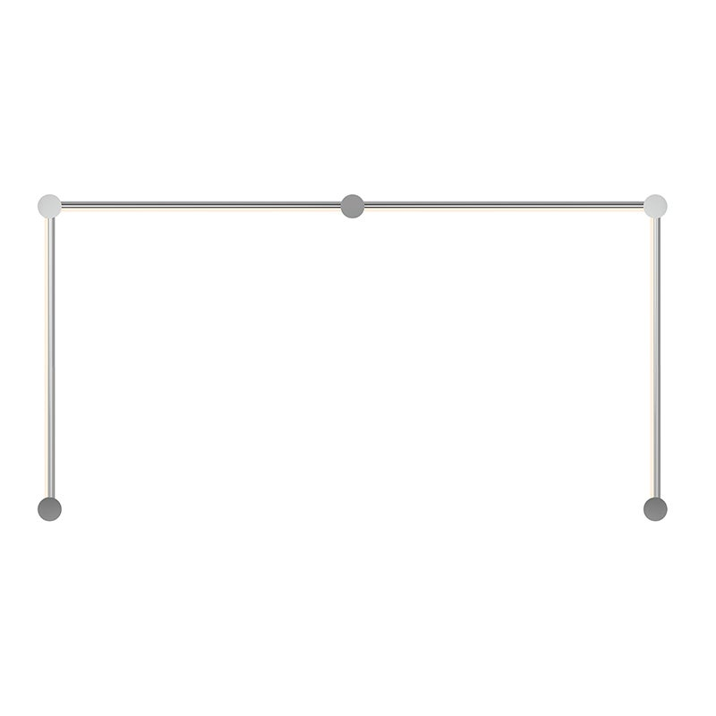 Sonneman Purolinear 360 POLISHED CHROME 51.5W x 26.75H Lighting