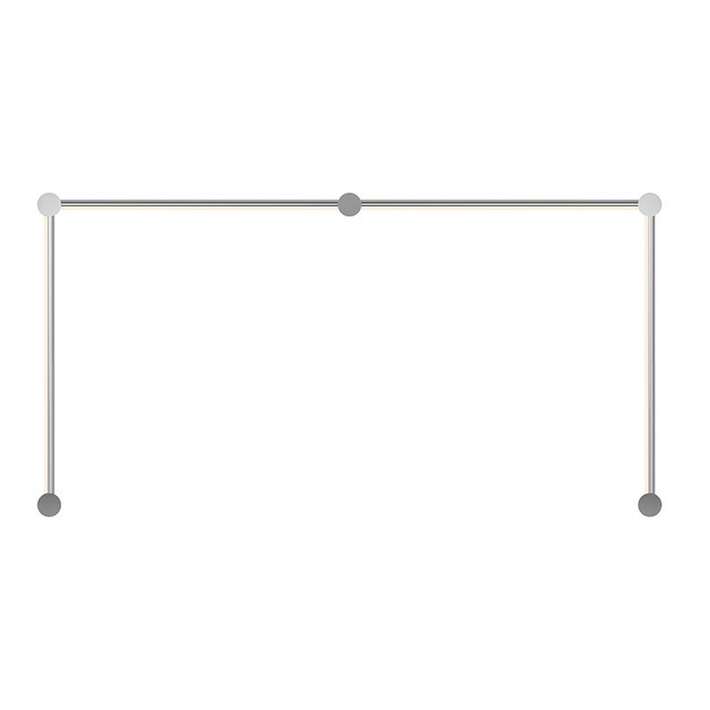 Sonneman Purolinear 360 POLISHED CHROME 51.5W x 26.75H Lighting