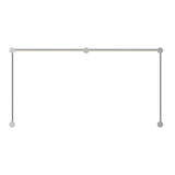 Sonneman Purolinear 360 Satin Chrome 51.5W x 26.75H Lighting