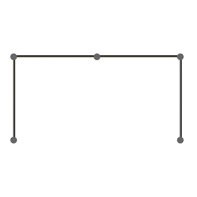 Sonneman Purolinear 360 SATIN BLACK 51.5W x 26.75H Lighting