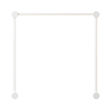 Sonneman Purolinear 360 Satin White 26.75W x 26.75H Lighting