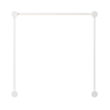 Sonneman Purolinear 360 Satin White 26.75W x 26.75H Lighting