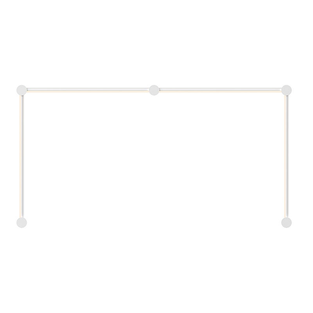 Sonneman Purolinear 360 Satin White 51.5W x 26.75H Lighting
