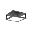 Sonneman Cubix SATIN BLACK 12.5W x 12.5L x 4.75H Semi-Flush Mount