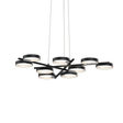 Sonneman Light Guide Ring SATIN BLACK 48.25W x 1.5H Pendant