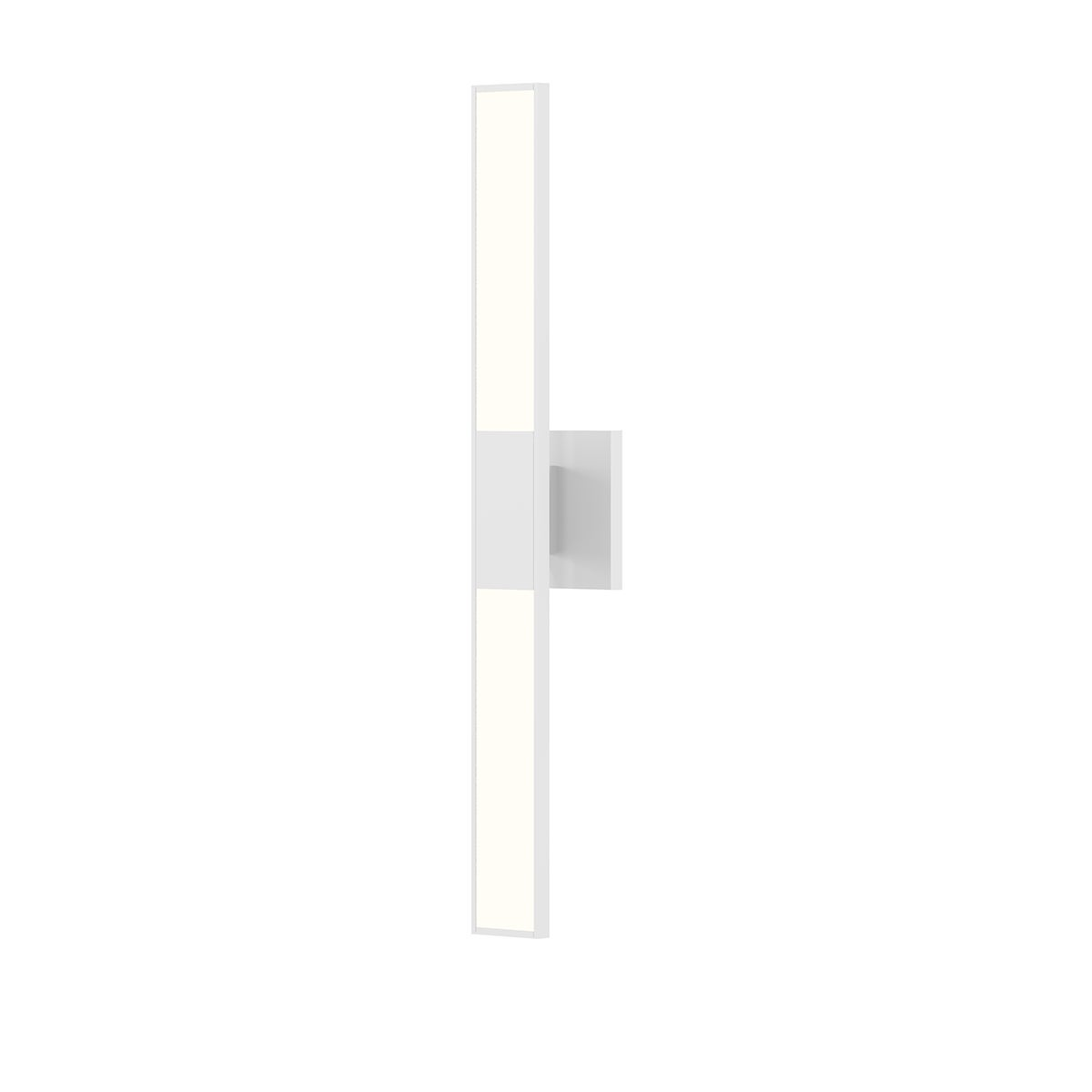 Sonneman Planes Satin White 2.5W x 24.25H Wall Sconce