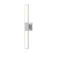 Sonneman Planes Bright Satin Aluminum 2.5W x 24.25H Wall Sconce