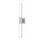 Sonneman Planes Bright Satin Aluminum 2.5W x 24.25H Wall Sconce
