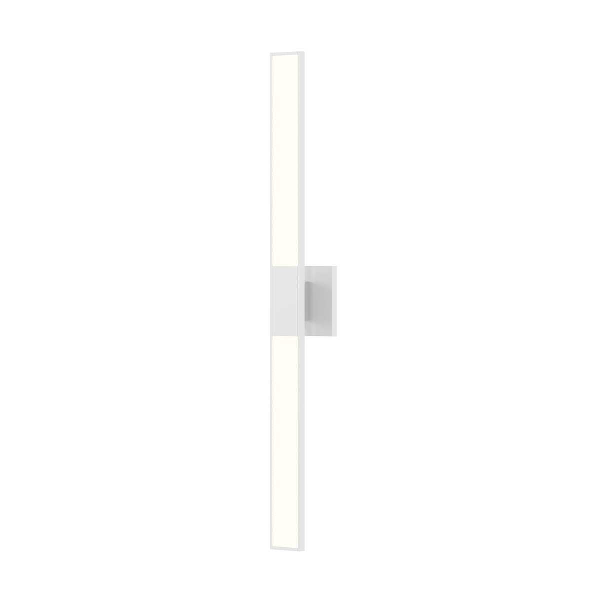 Sonneman Planes Satin White 2.5W x 32H Wall Sconce