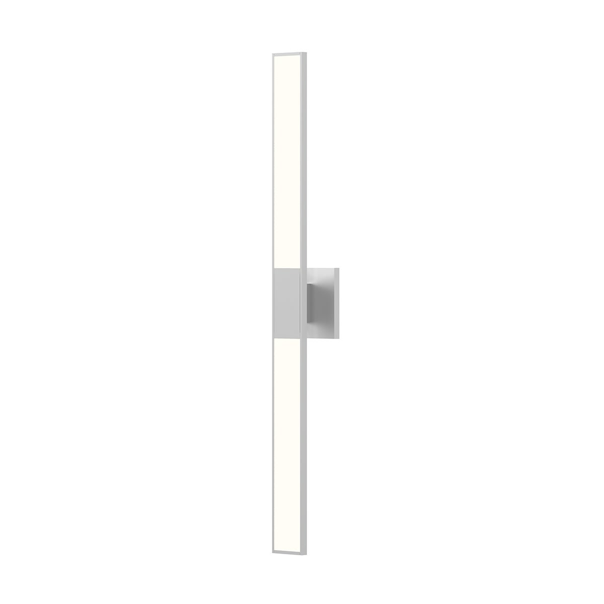 Sonneman Planes Bright Satin Aluminum 2.5W x 32H Wall Sconce